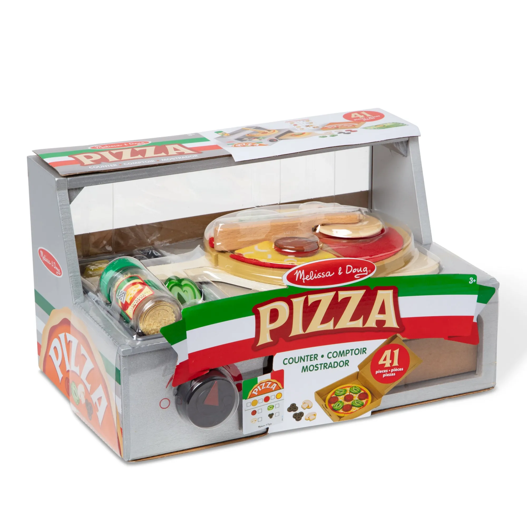 Top & Bake Pizza Counter - Wooden Play Food>Melissa & Doug Discount