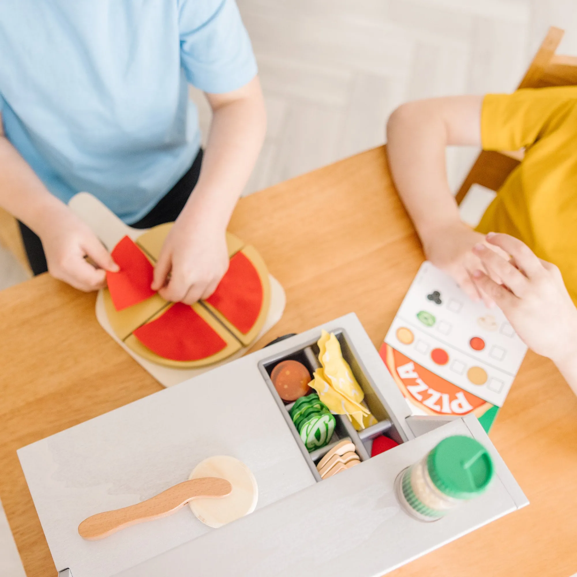 Top & Bake Pizza Counter - Wooden Play Food>Melissa & Doug Discount