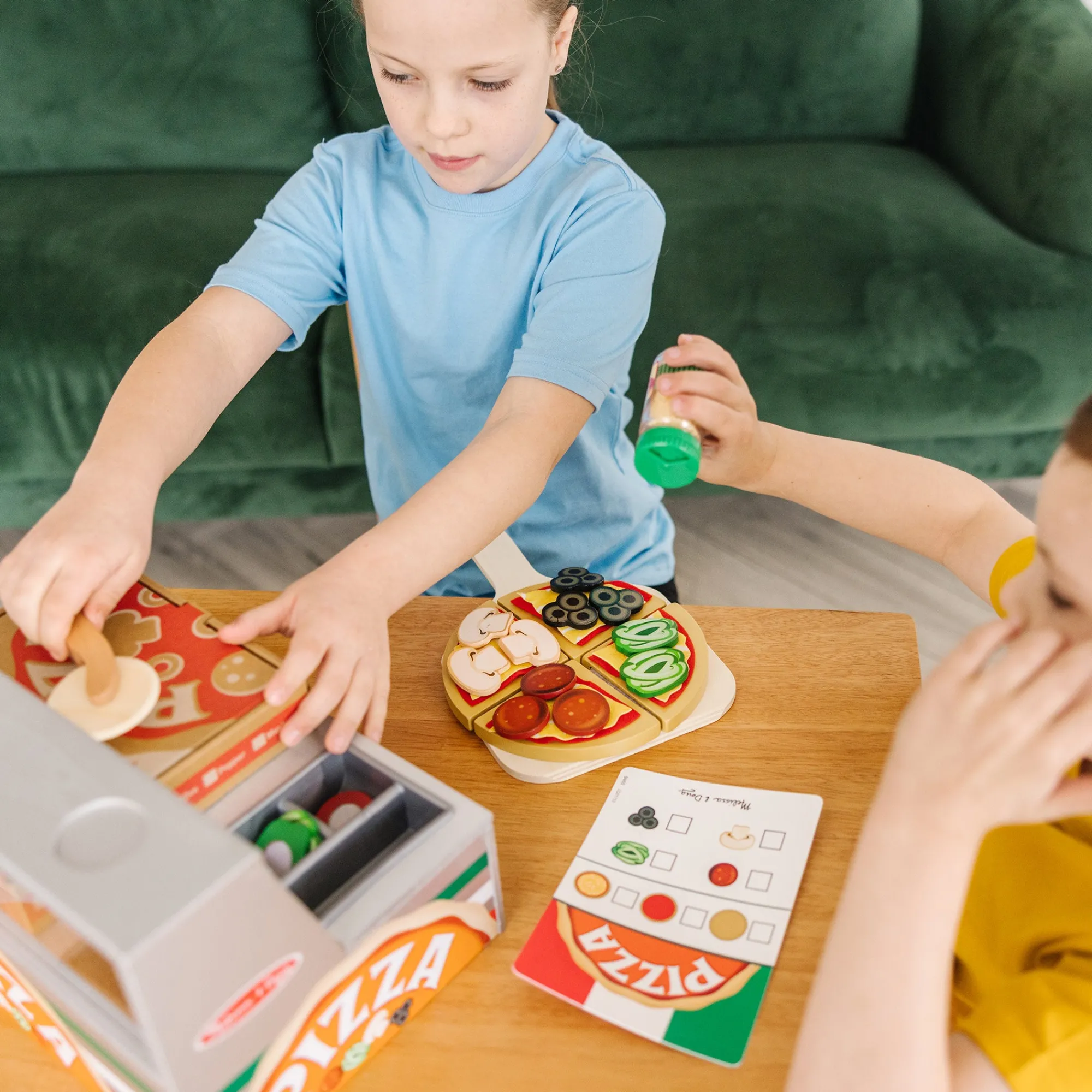 Top & Bake Pizza Counter - Wooden Play Food>Melissa & Doug Discount