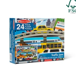 Traffic Jam Floor Puzzle - 24 Pieces><noscript><img width=
