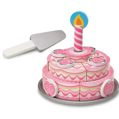 Triple-Layer Party Cake - Wooden Play Food><noscript><img width=