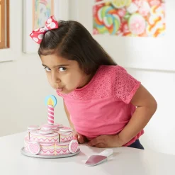 Triple-Layer Party Cake - Wooden Play Food><noscript><img width=
