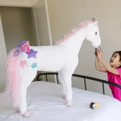 Unicorn Lifelike Plush Stuffed Animal><noscript><img width=