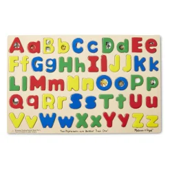 Upper & Lower Case Alphabet Puzzle><noscript><img width=