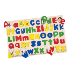 Upper & Lower Case Alphabet Puzzle><noscript><img width=
