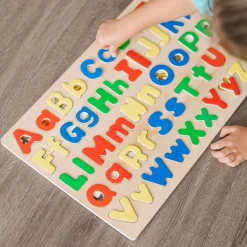 Upper & Lower Case Alphabet Puzzle><noscript><img width=