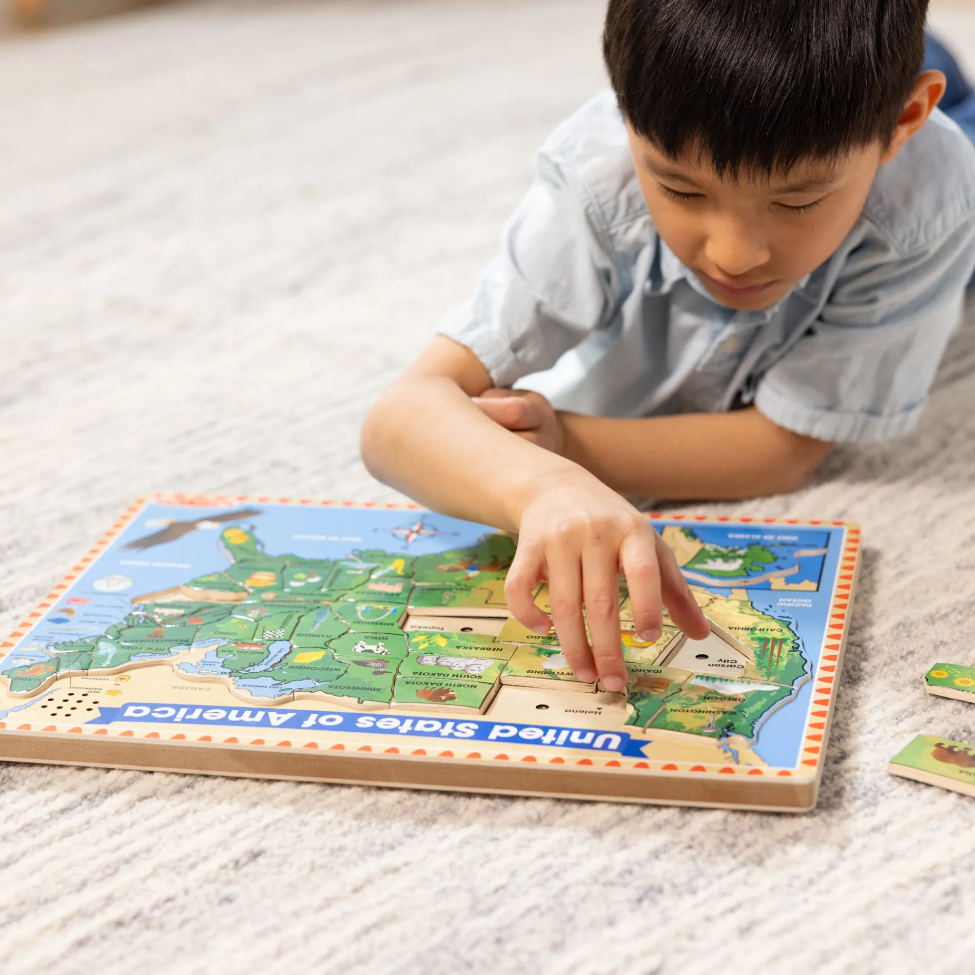 U.S.A. Sound Puzzle - 40 Pieces>Melissa & Doug Outlet