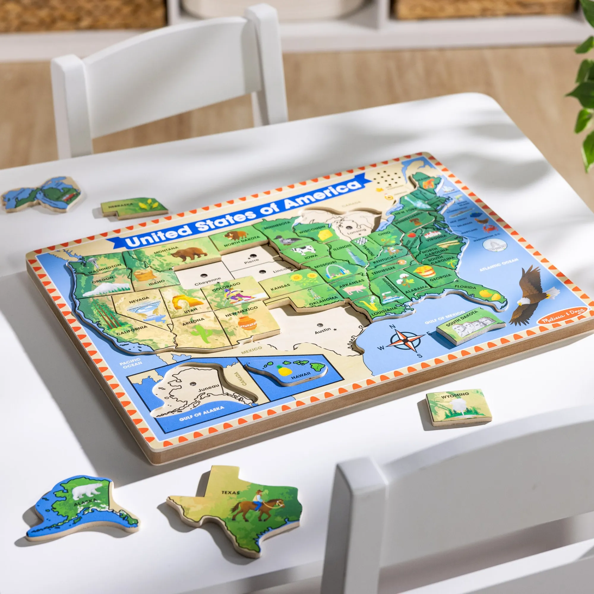 U.S.A. Sound Puzzle - 40 Pieces>Melissa & Doug Outlet