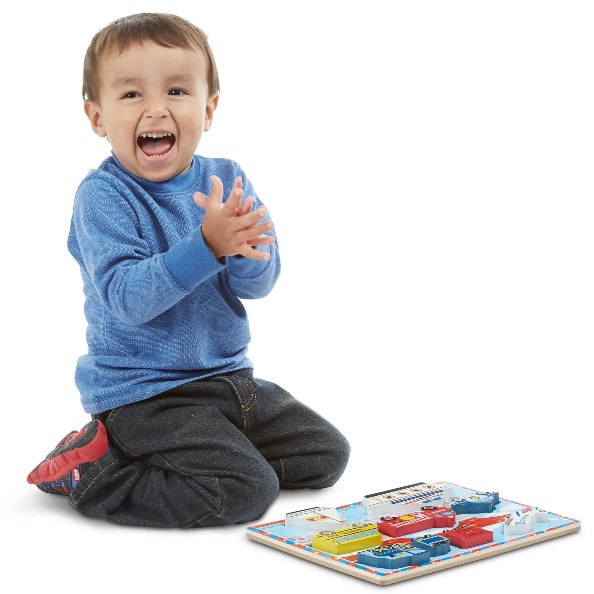 Vehicles Chunky Puzzle - 9 Pieces>Melissa & Doug Outlet