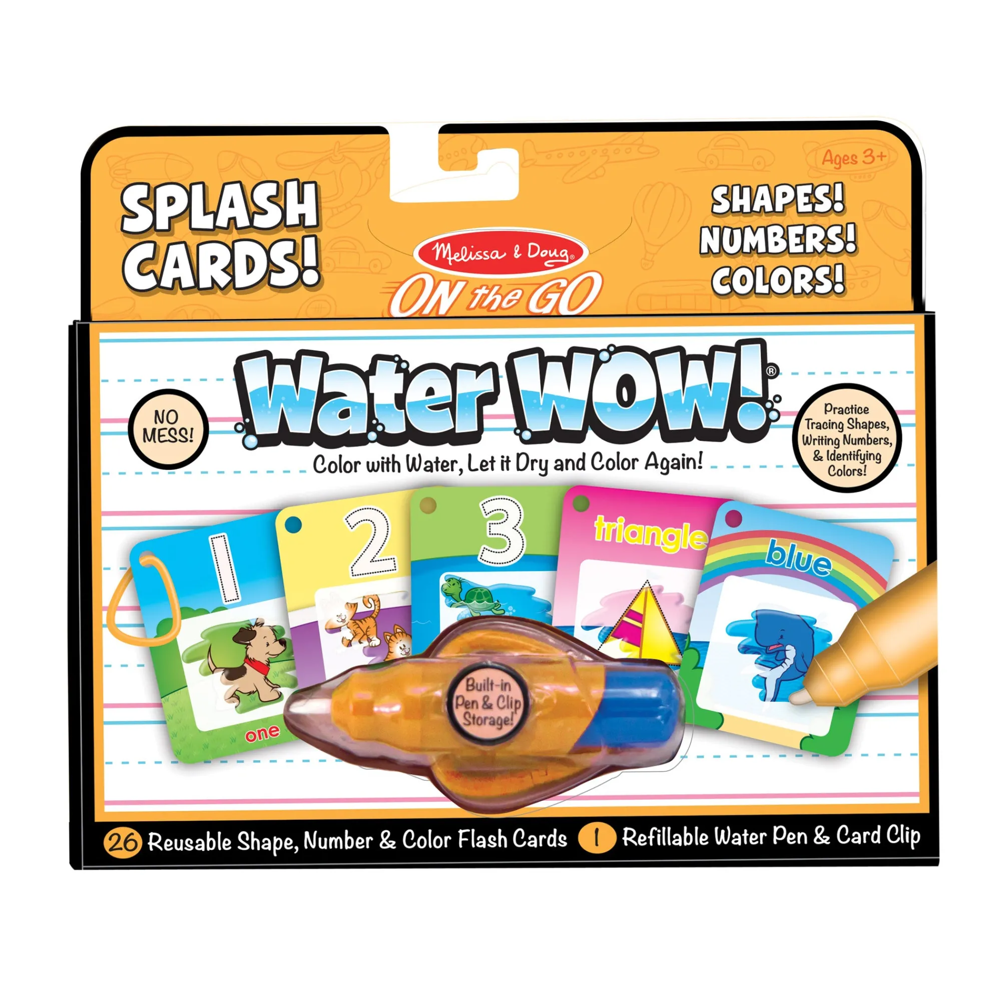 Water Wow! - Splash Cards Shapes, Numbers & Colors>Melissa & Doug Online