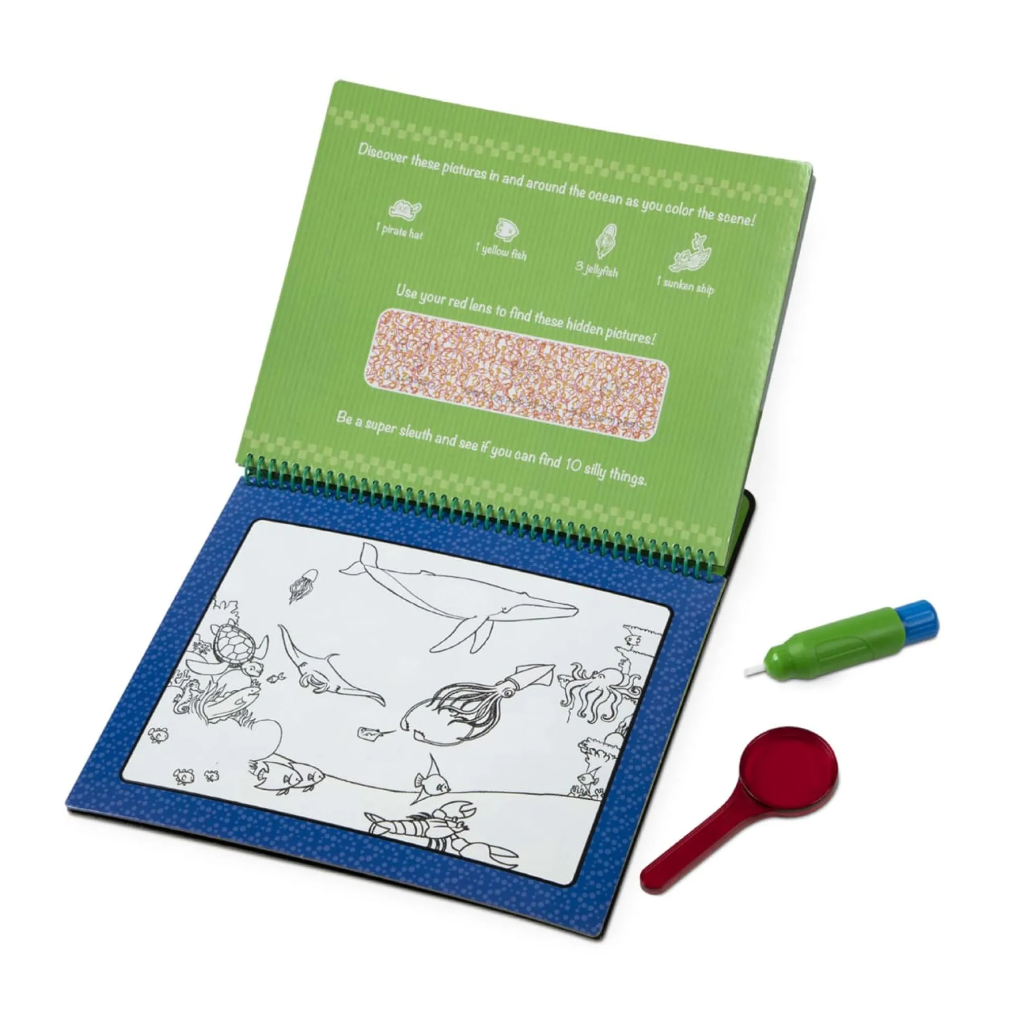 Water Wow! Animal Antics Deluxe Water-Reveal Pad - On the Go Travel Activity>Melissa & Doug Clearance