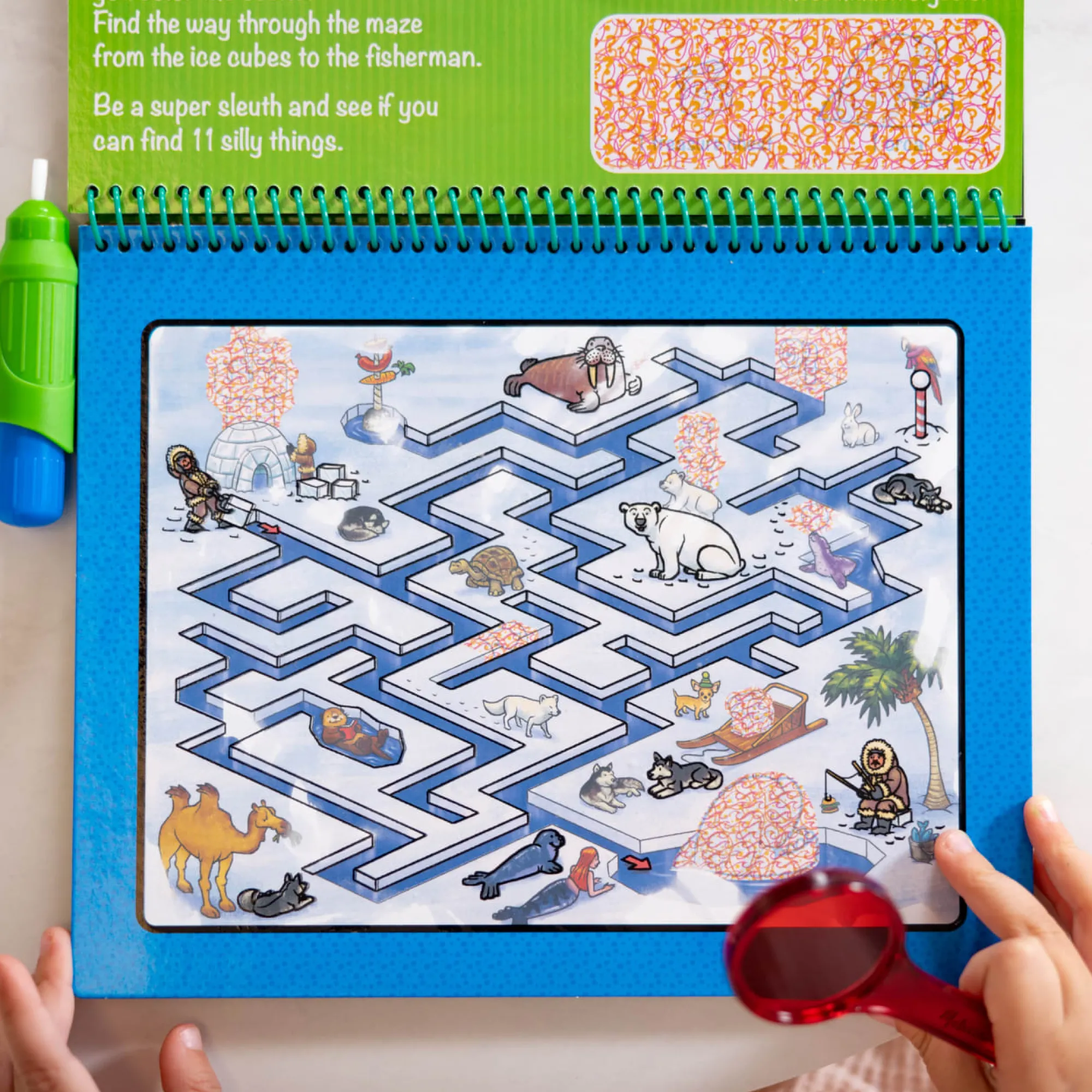 Water Wow! Animal Antics Deluxe Water-Reveal Pad - On the Go Travel Activity>Melissa & Doug Clearance