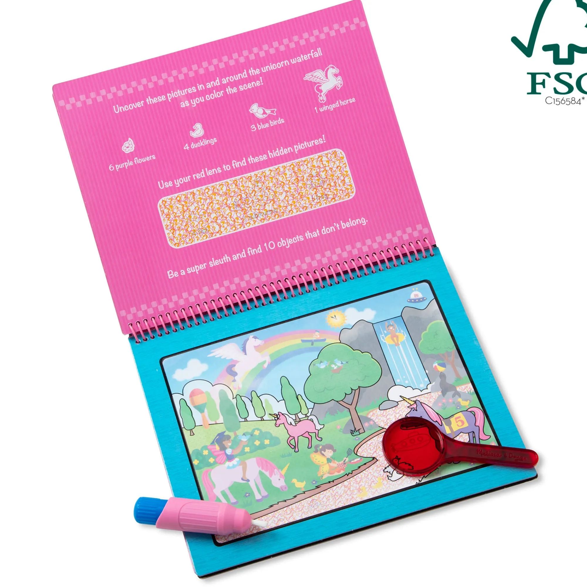 Water Wow! Fairy Tale Deluxe Water-Reveal Pad – On the Go Travel Activity>Melissa & Doug Best