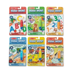 Water WOW! 6-Pack – Animals, Vehicles, Alphabet, Numbers, Safari, Under the Sea>Melissa & Doug Online