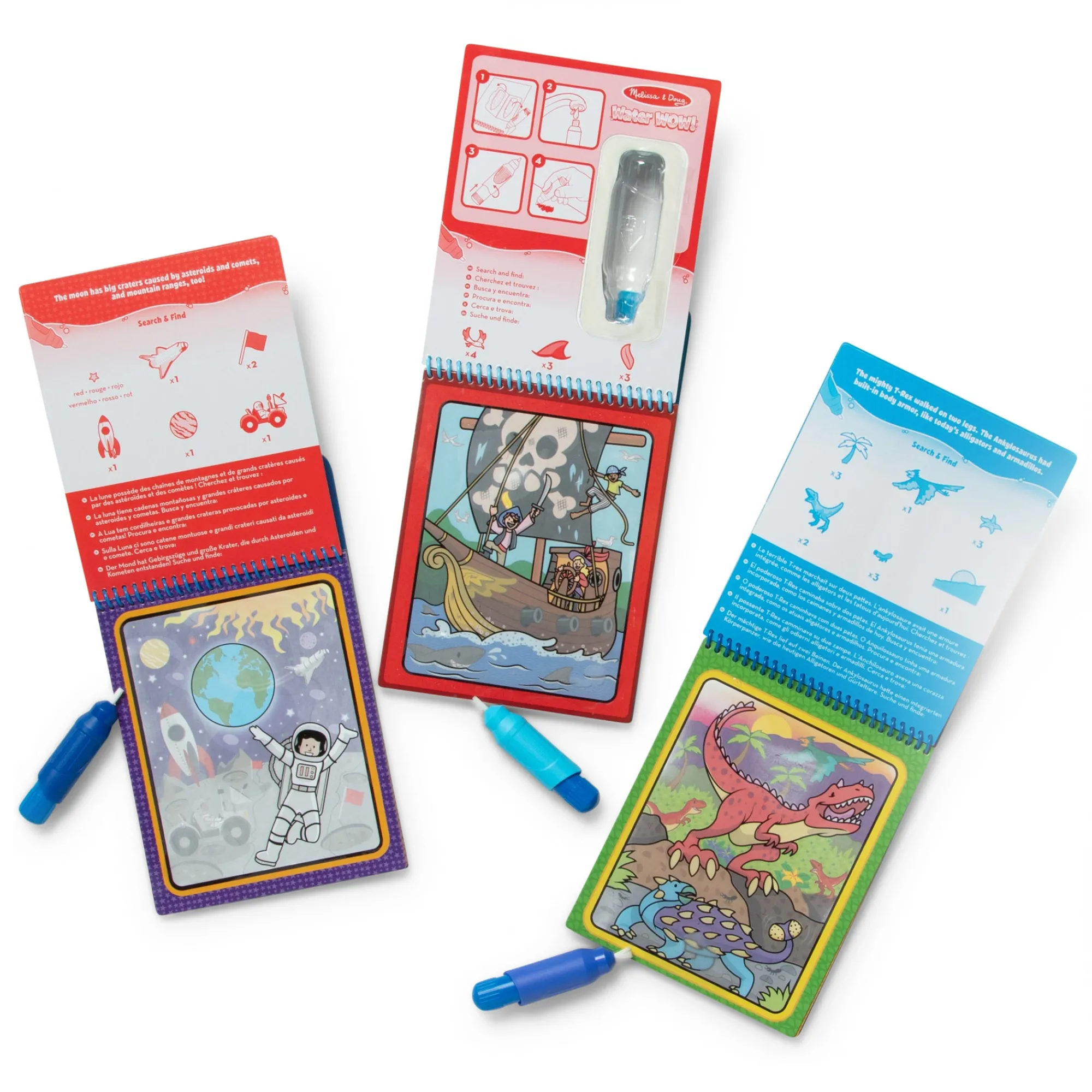 Water WOW! 3-Pack – Dinosaur, Adventure, Space>Melissa & Doug Sale