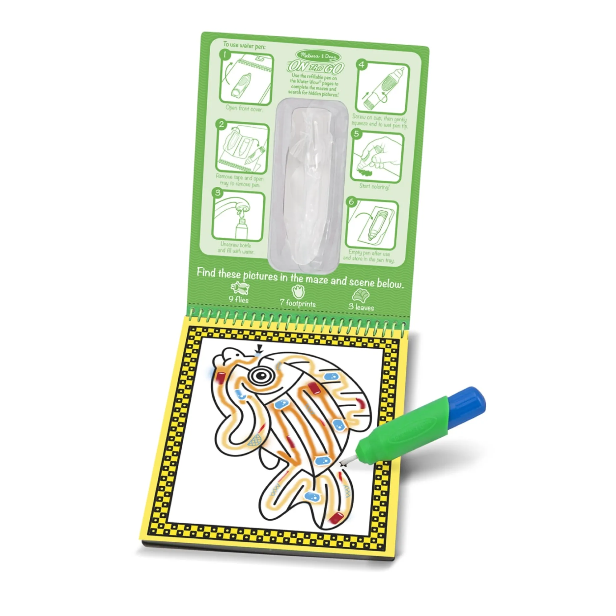 Water Wow! Pet Mazes - On the Go Travel Activity>Melissa & Doug Clearance