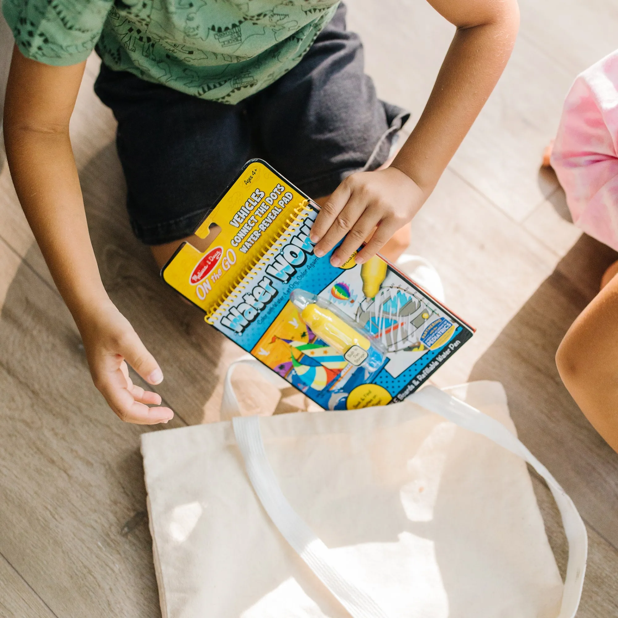 Water Wow! Vehicles Connect the Dots Water-Reveal Pad – On the Go Travel Activity>Melissa & Doug