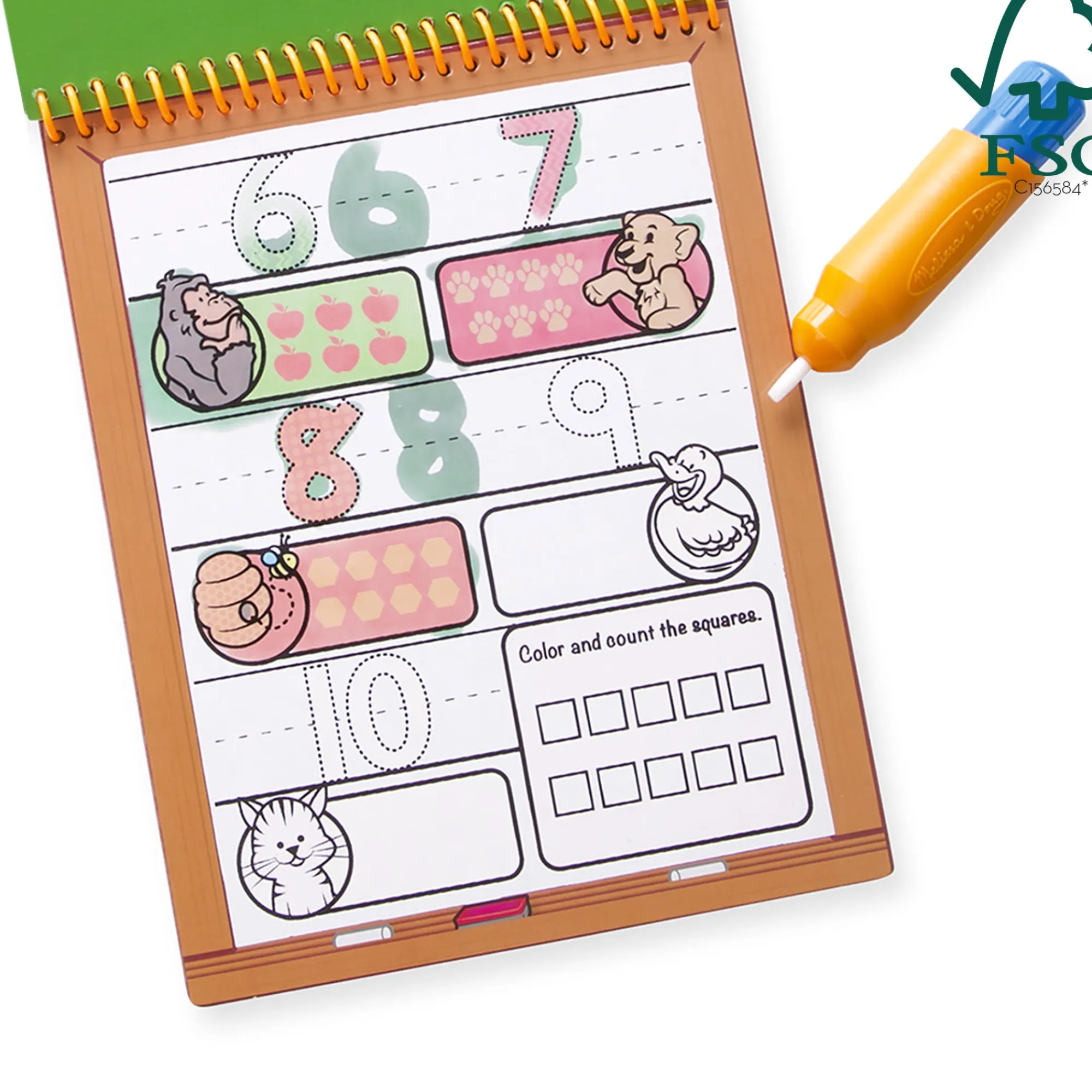 Water Wow! Water-Reveal Activity Pad - Numbers>Melissa & Doug Discount