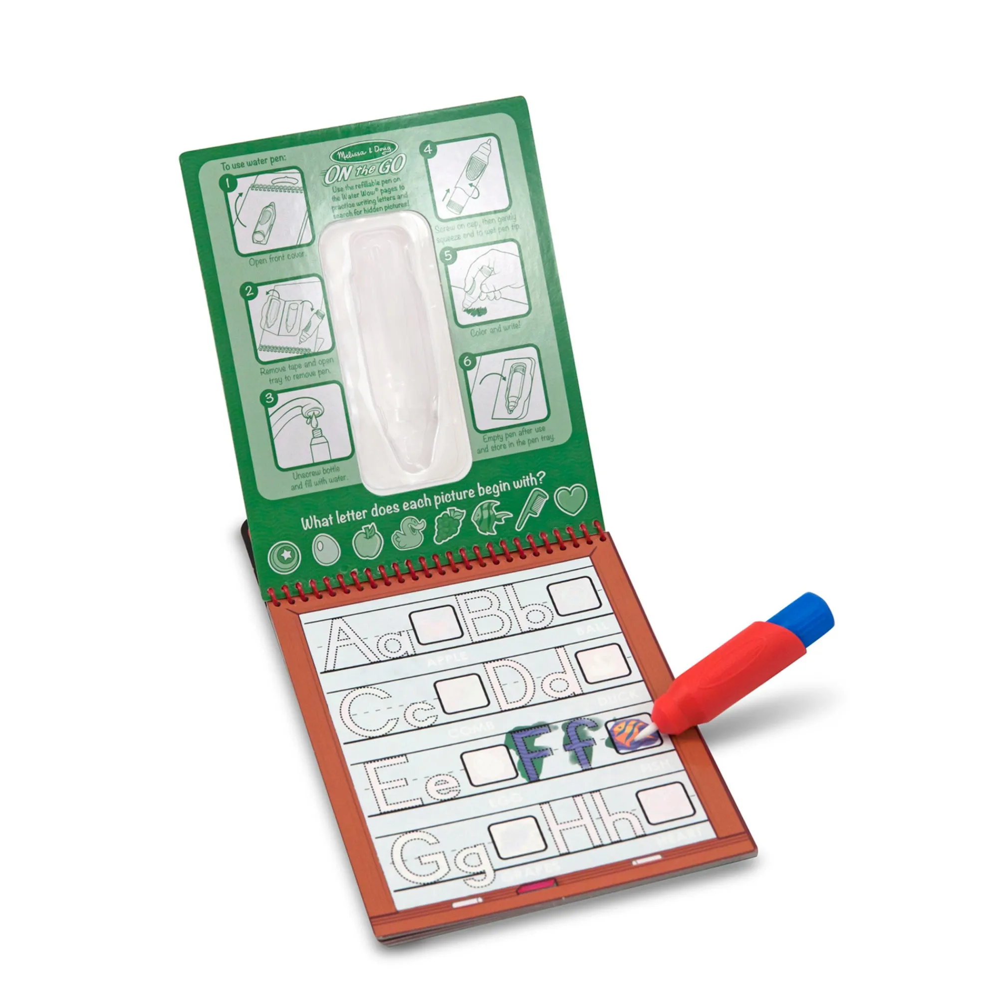 Water Wow! Water-Reveal Activity Pad - Alphabet>Melissa & Doug