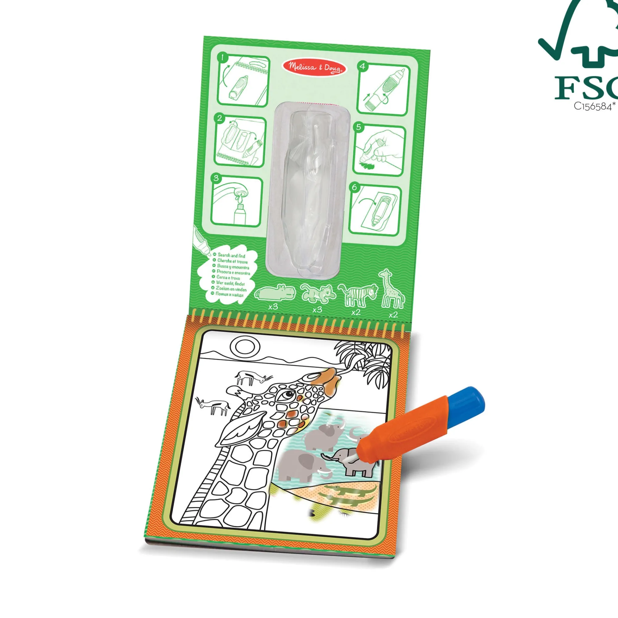 Water Wow! Water-Reveal Pad - Safari>Melissa & Doug Best