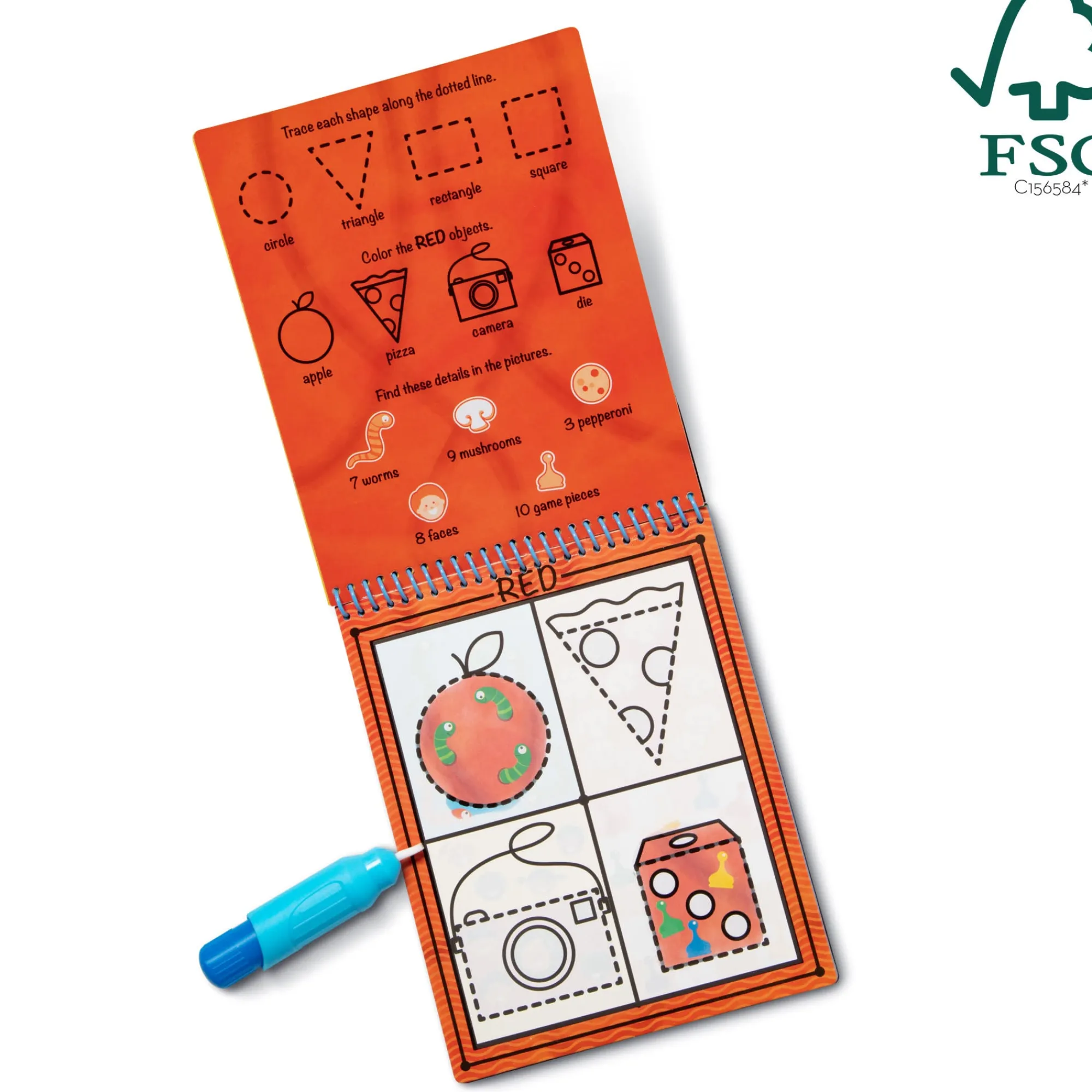 Water Wow! Water-Reveal Pad - Colors, Shapes>Melissa & Doug New