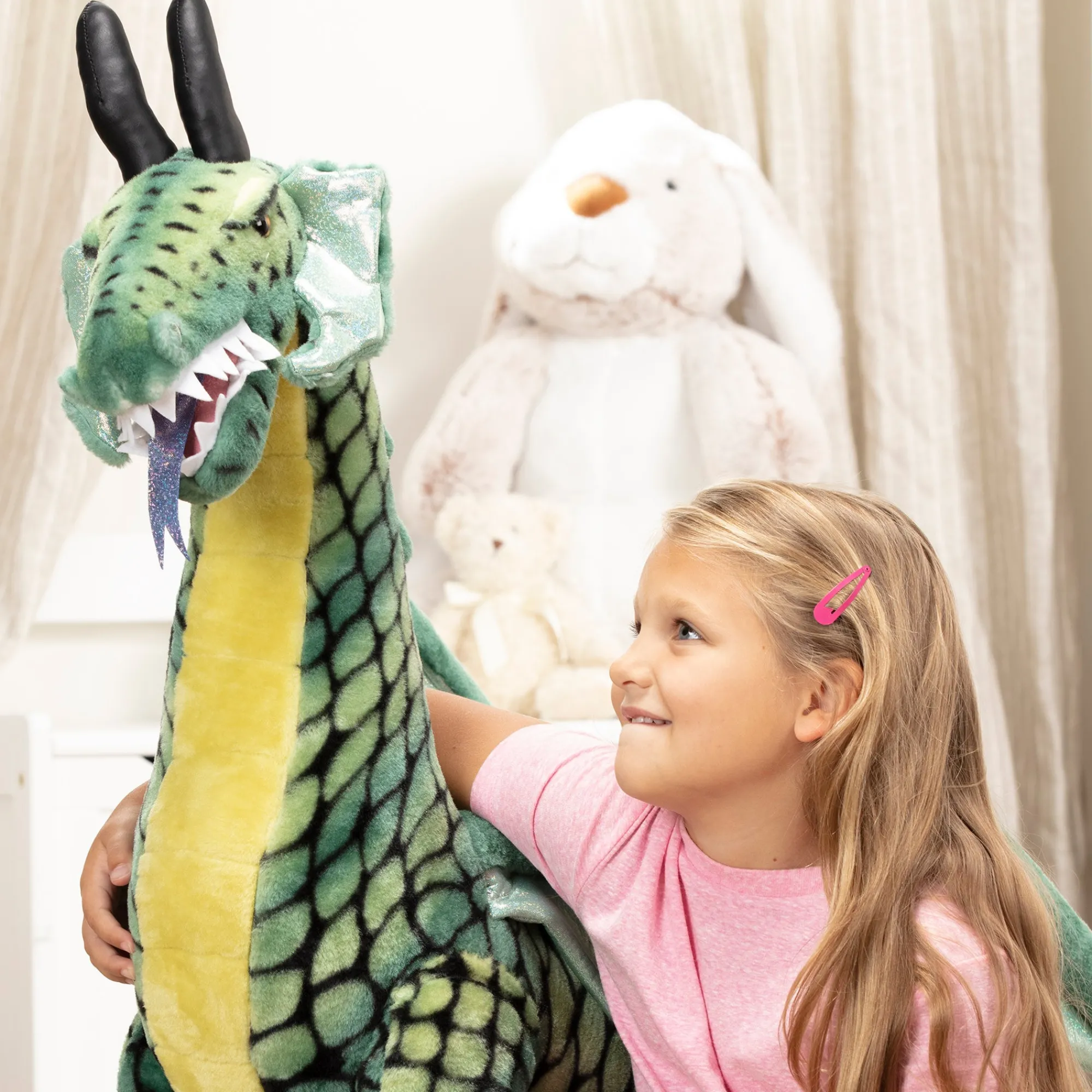 Winged Dragon Lifelike Plush Stuffed Animal>Melissa & Doug New