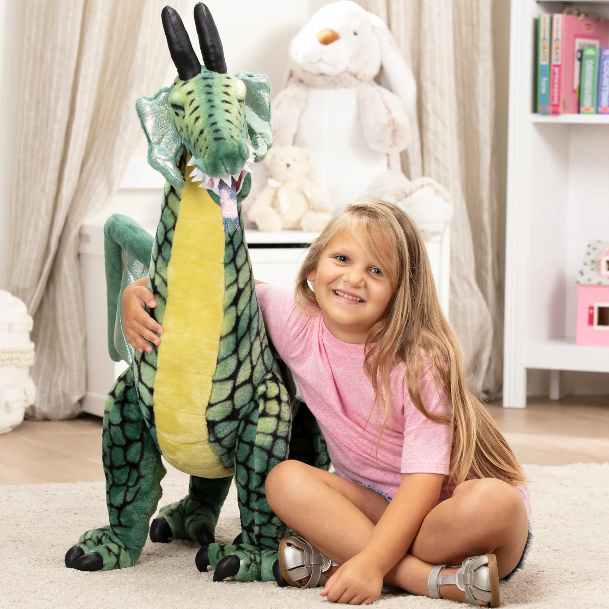 Winged Dragon Lifelike Plush Stuffed Animal>Melissa & Doug New