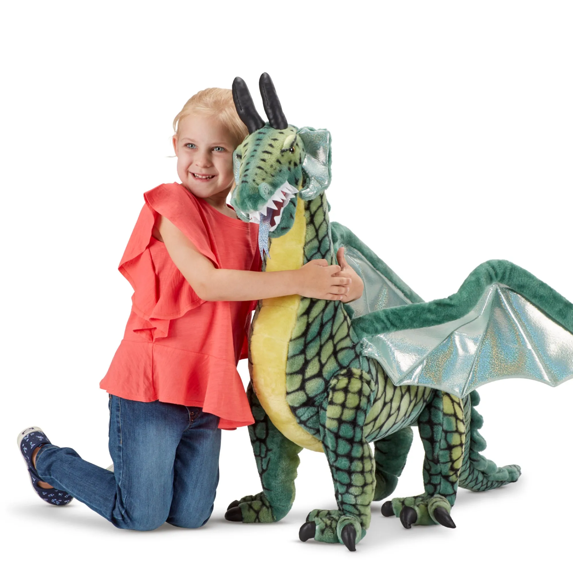 Winged Dragon Lifelike Plush Stuffed Animal>Melissa & Doug New