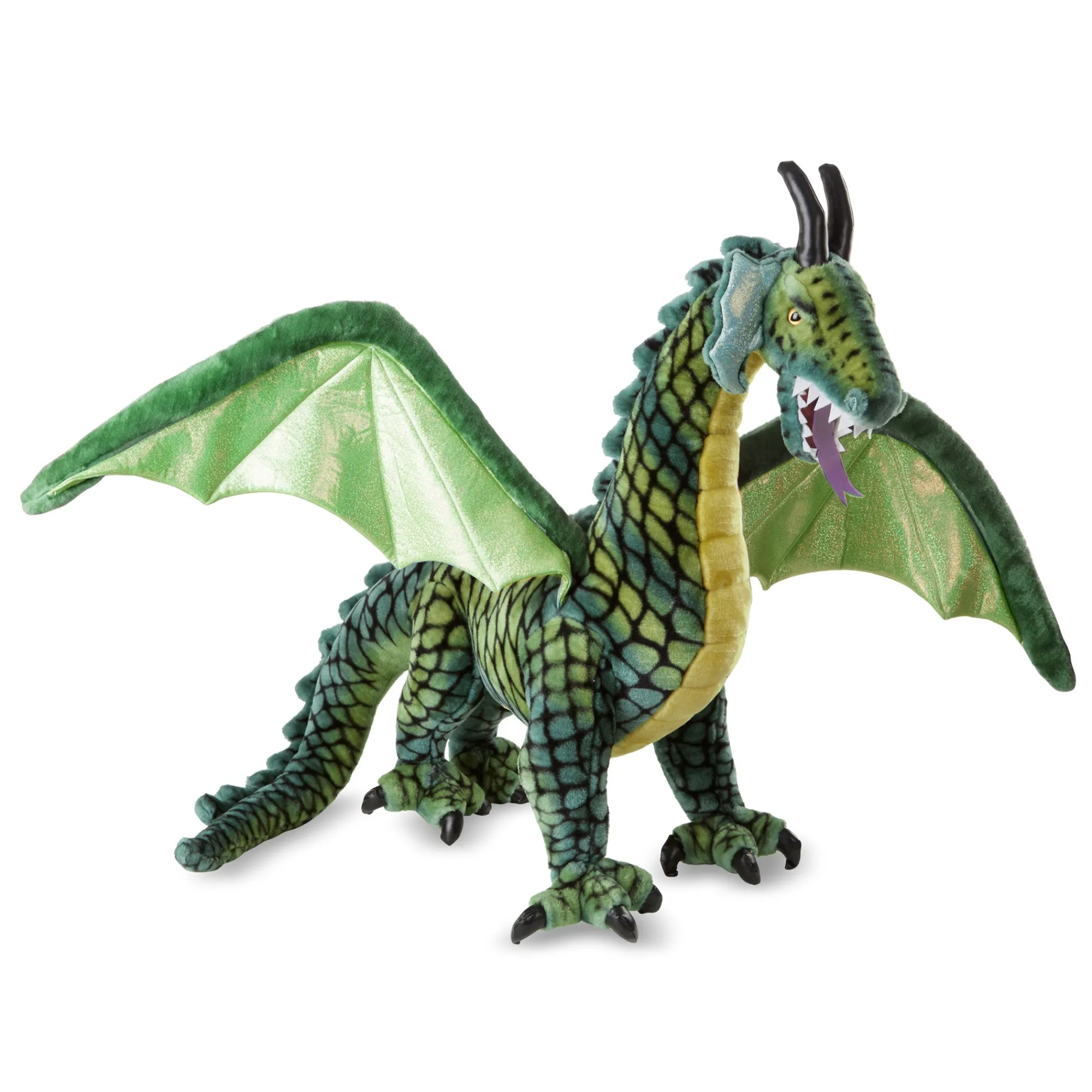Winged Dragon Lifelike Plush Stuffed Animal>Melissa & Doug New