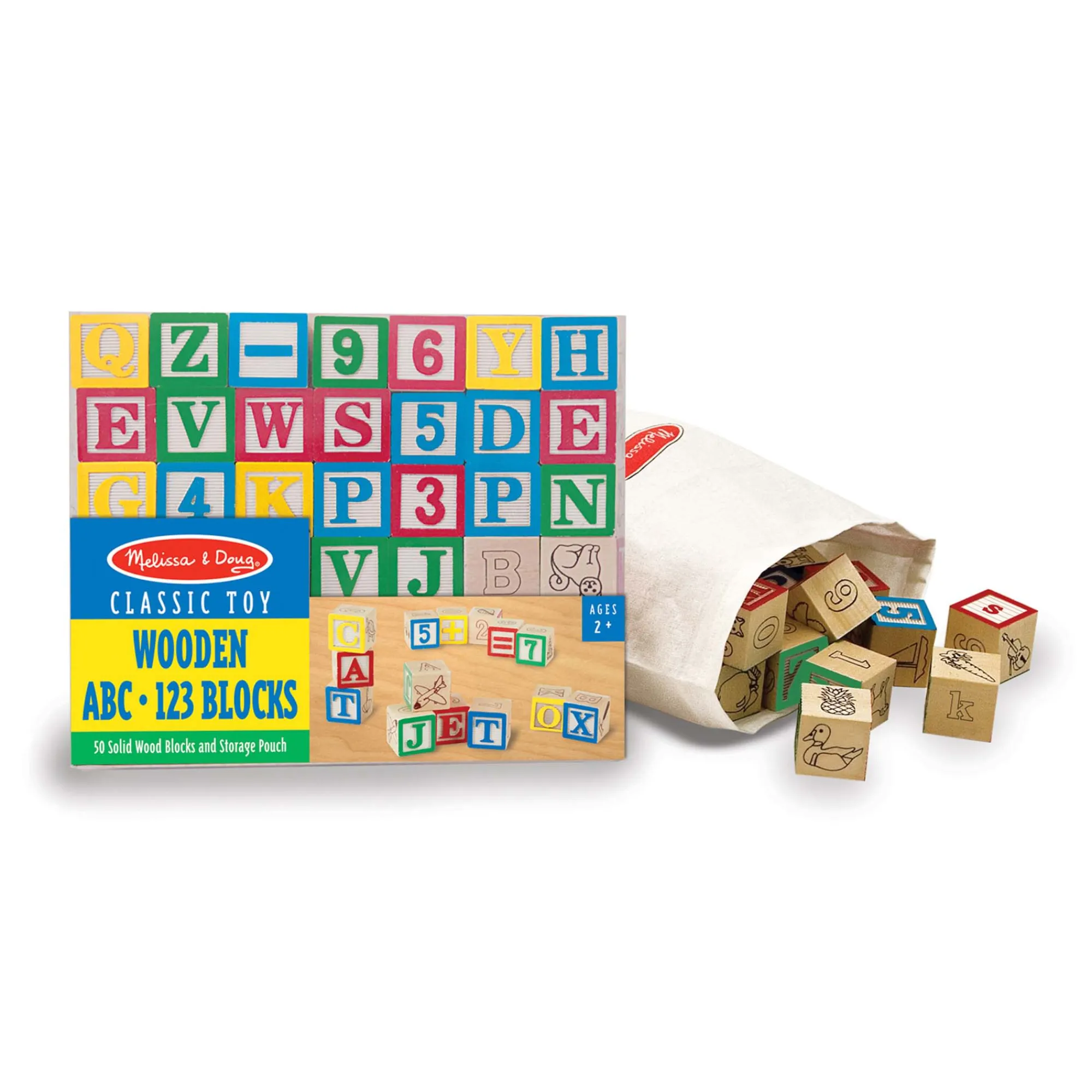 Wooden ABC/123 Blocks>Melissa & Doug Discount