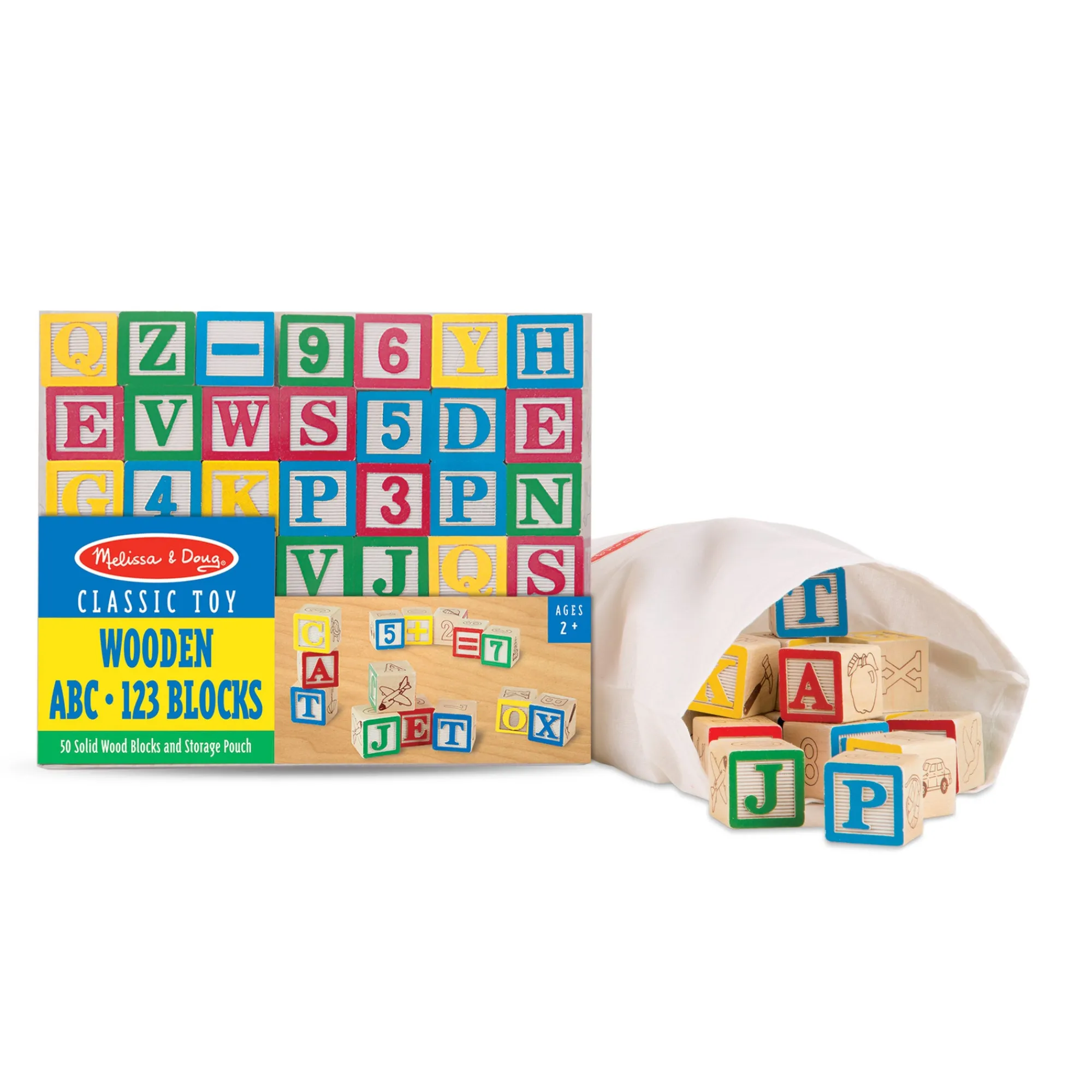 Wooden ABC/123 Blocks>Melissa & Doug Discount
