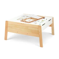 Wooden Art & Activity Table with Bins><noscript><img width=