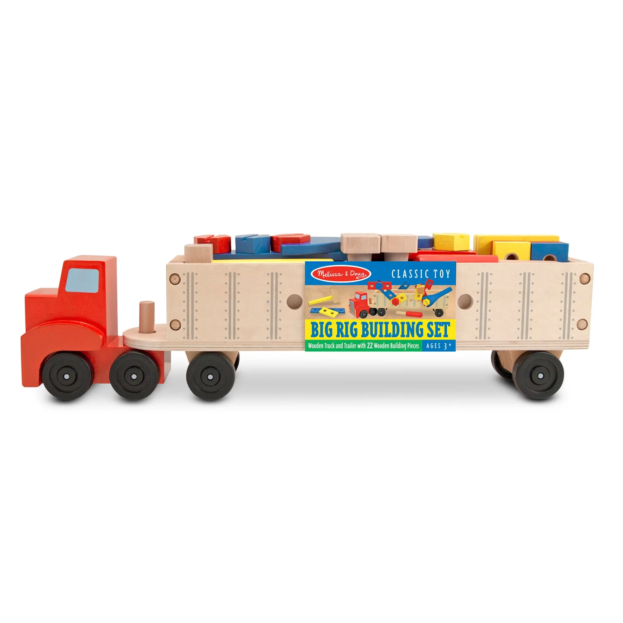 Wooden Big Rig Building Set>Melissa & Doug Best
