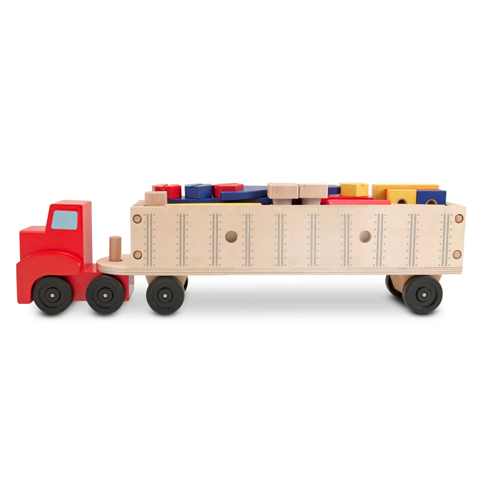 Wooden Big Rig Building Set>Melissa & Doug Best