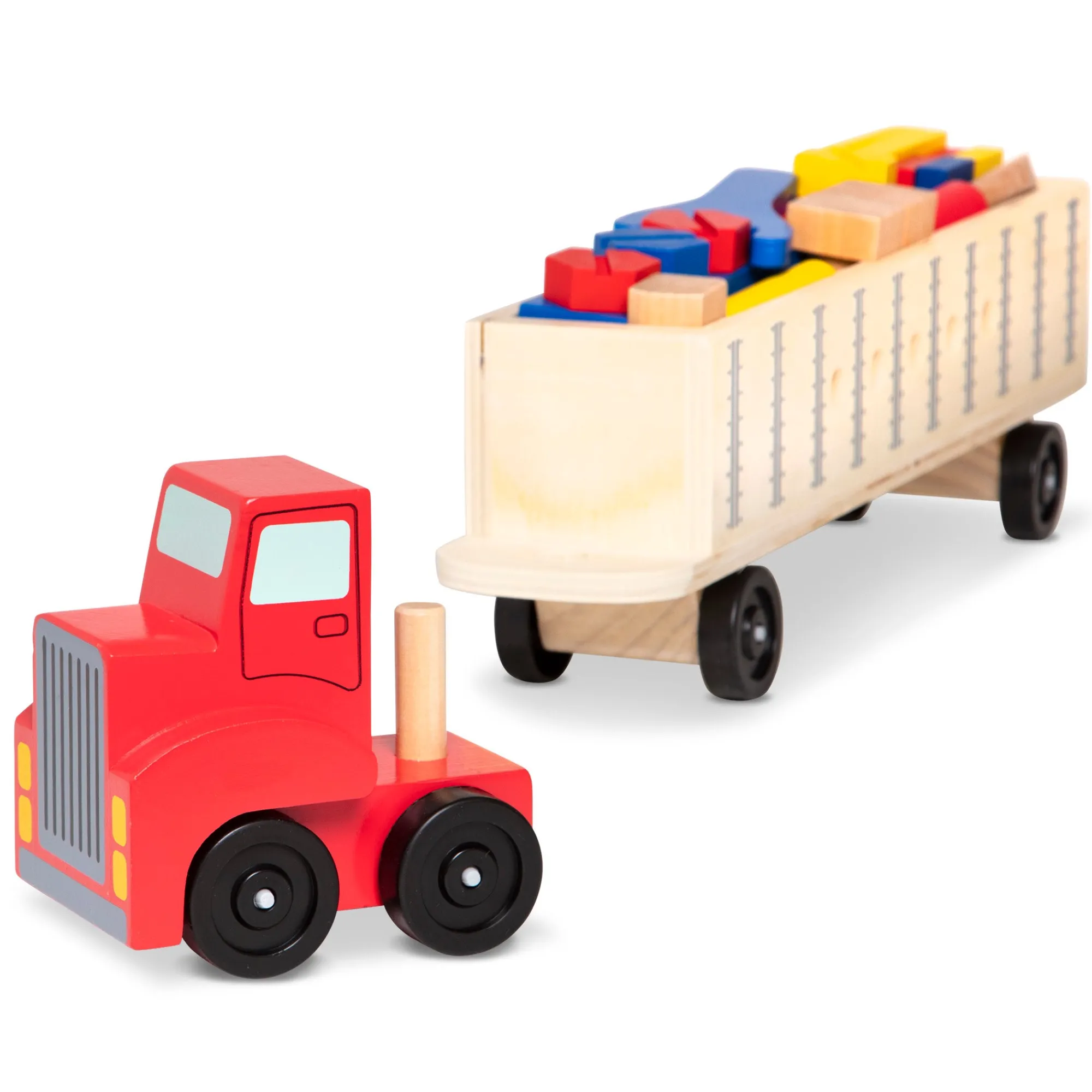 Wooden Big Rig Building Set>Melissa & Doug Best
