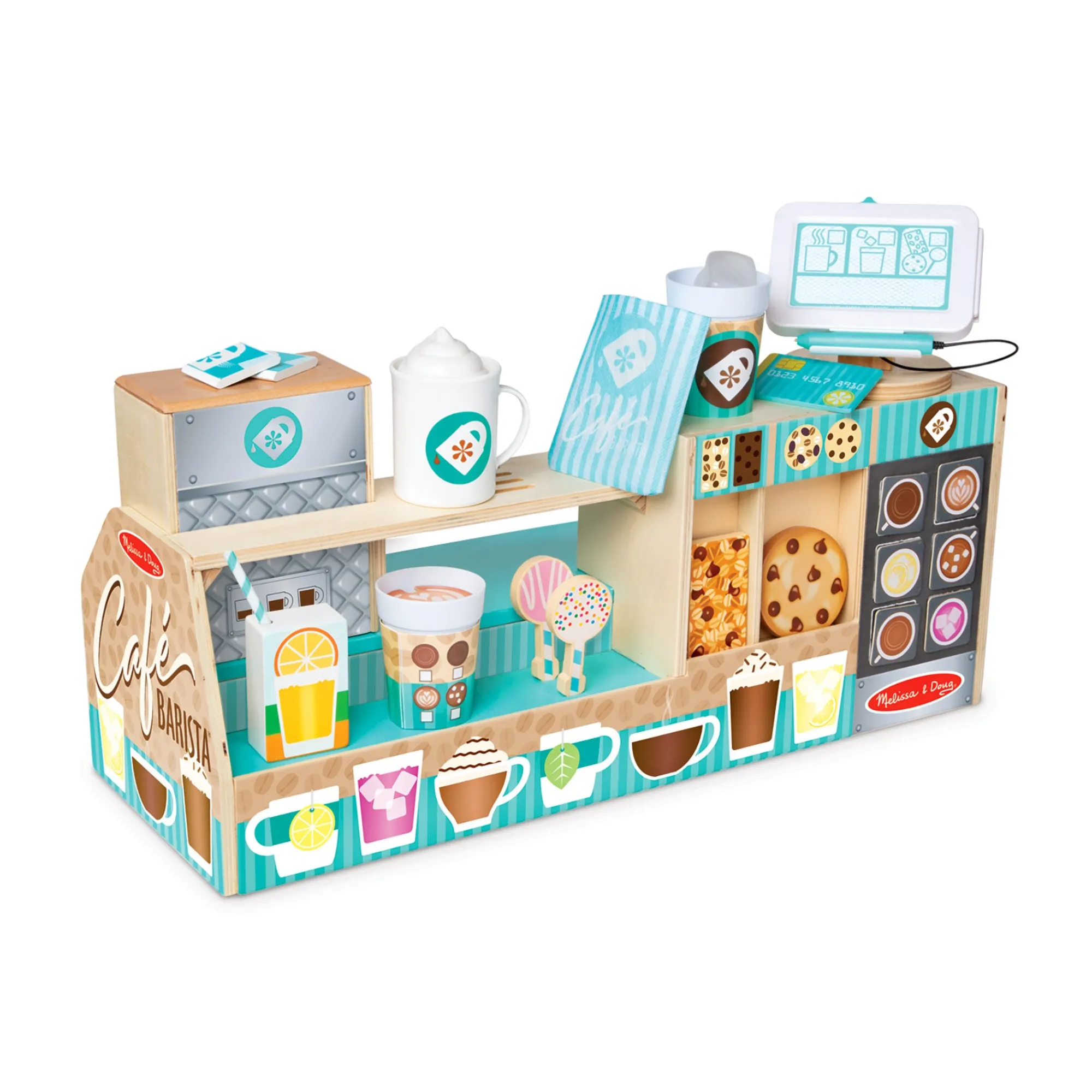Wooden Cafe Barista Coffee Shop>Melissa & Doug Outlet
