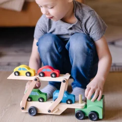 Wooden Car Carrier>Melissa & Doug