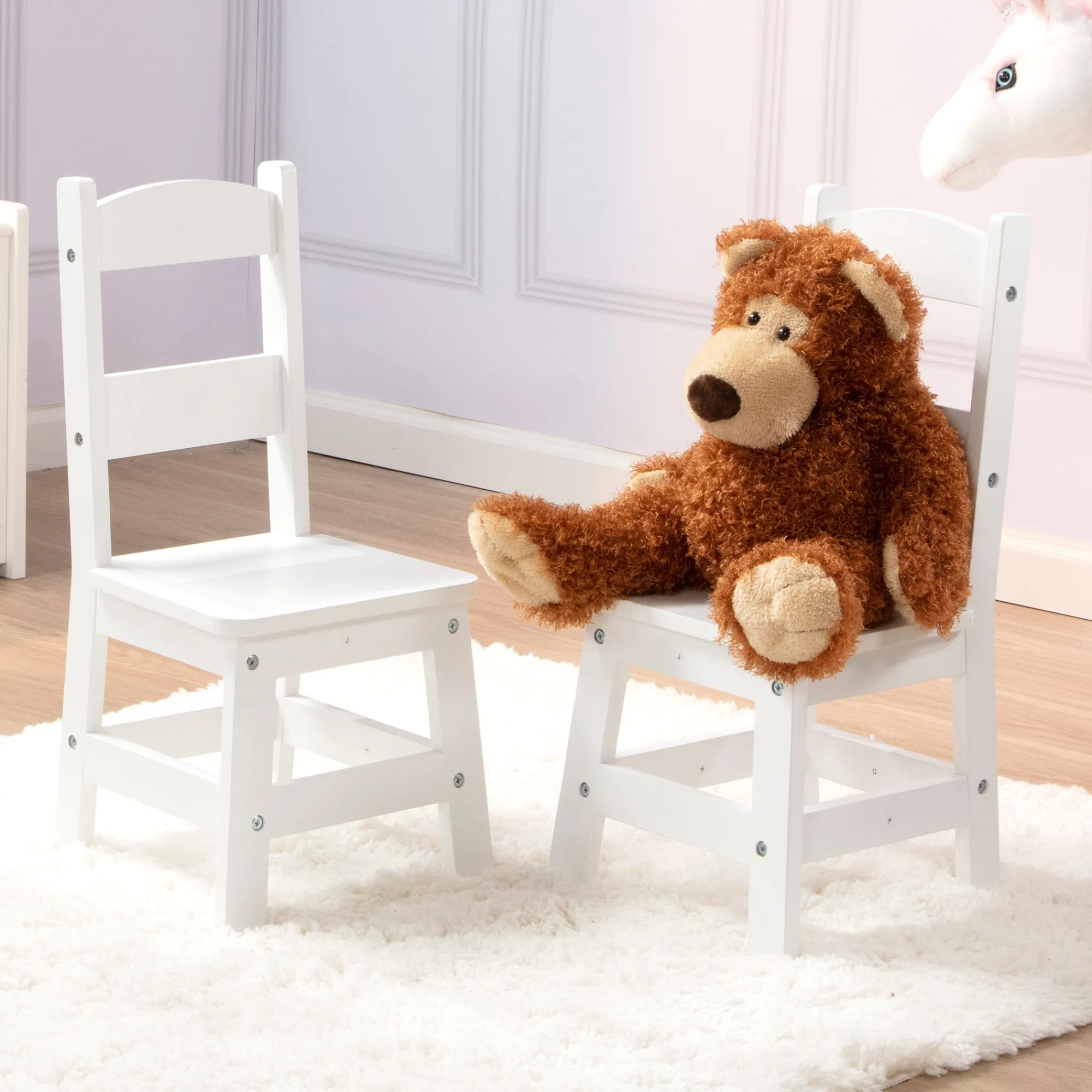 Wooden Chair Pair - White>Melissa & Doug Sale