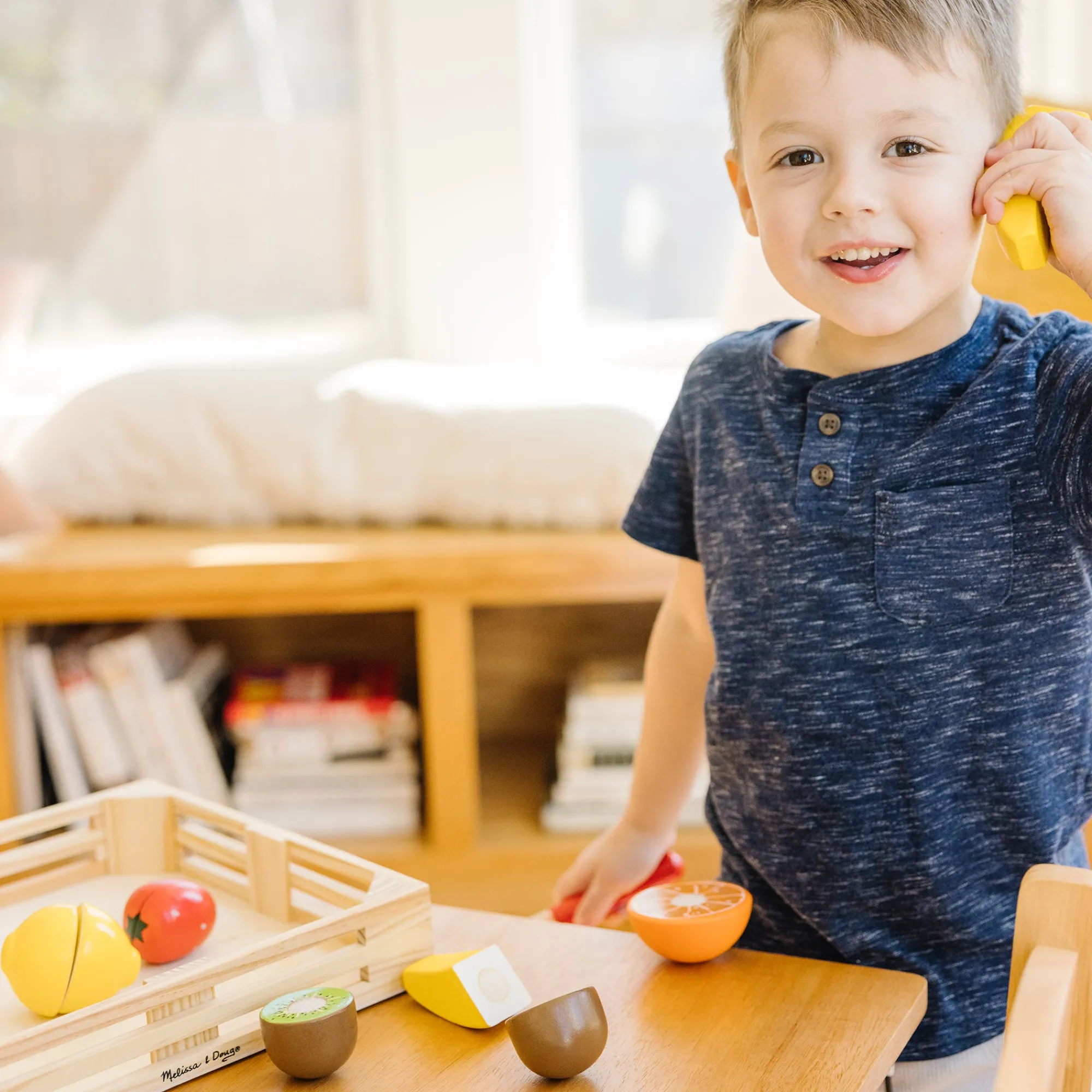Wooden Cutting Fruit Play Food>Melissa & Doug