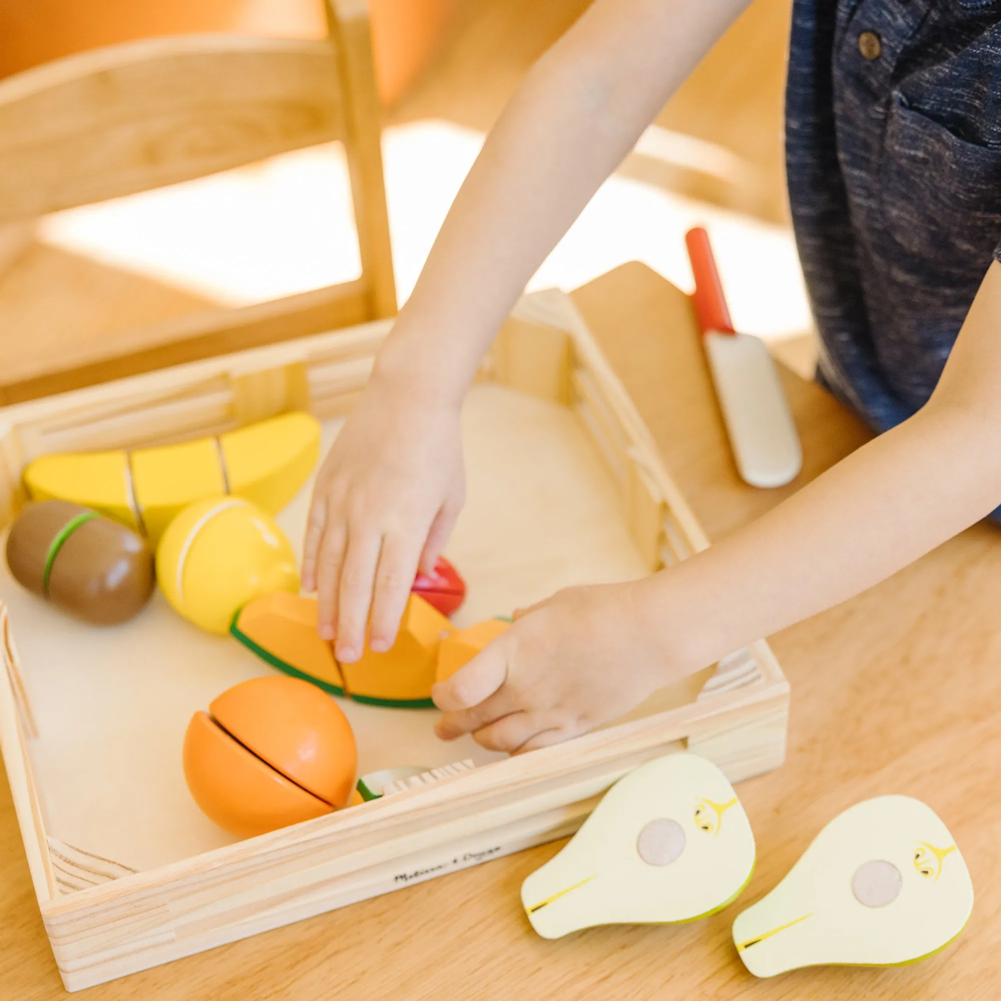 Wooden Cutting Fruit Play Food>Melissa & Doug