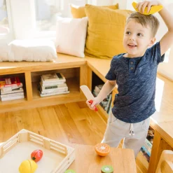 Wooden Cutting Fruit Play Food><noscript><img width=