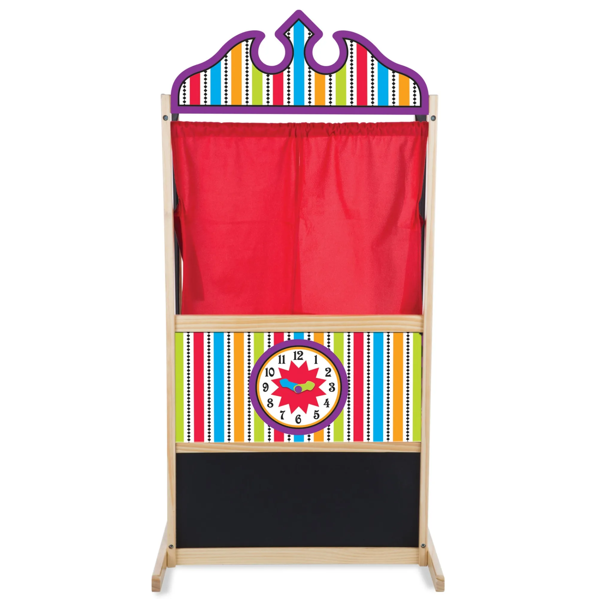 Wooden Deluxe Puppet Theater>Melissa & Doug Online
