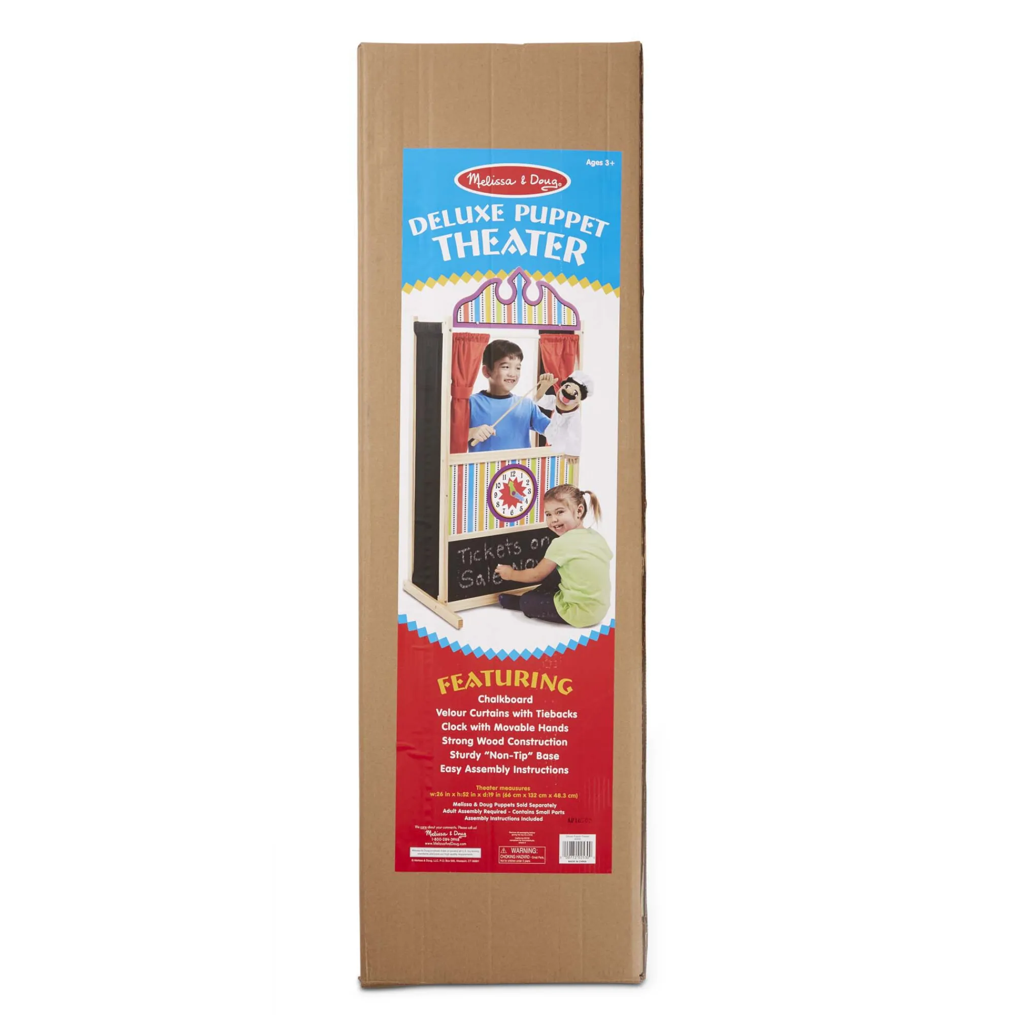 Wooden Deluxe Puppet Theater>Melissa & Doug Online