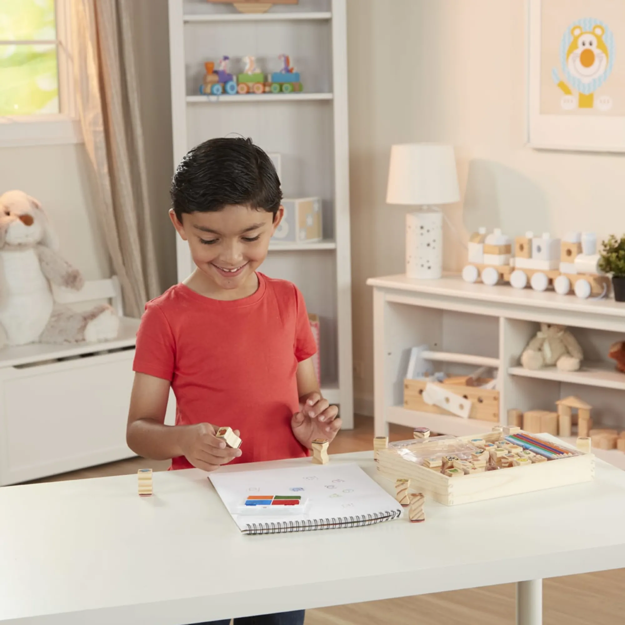 Wooden Favorite Things Stamp Set>Melissa & Doug Sale