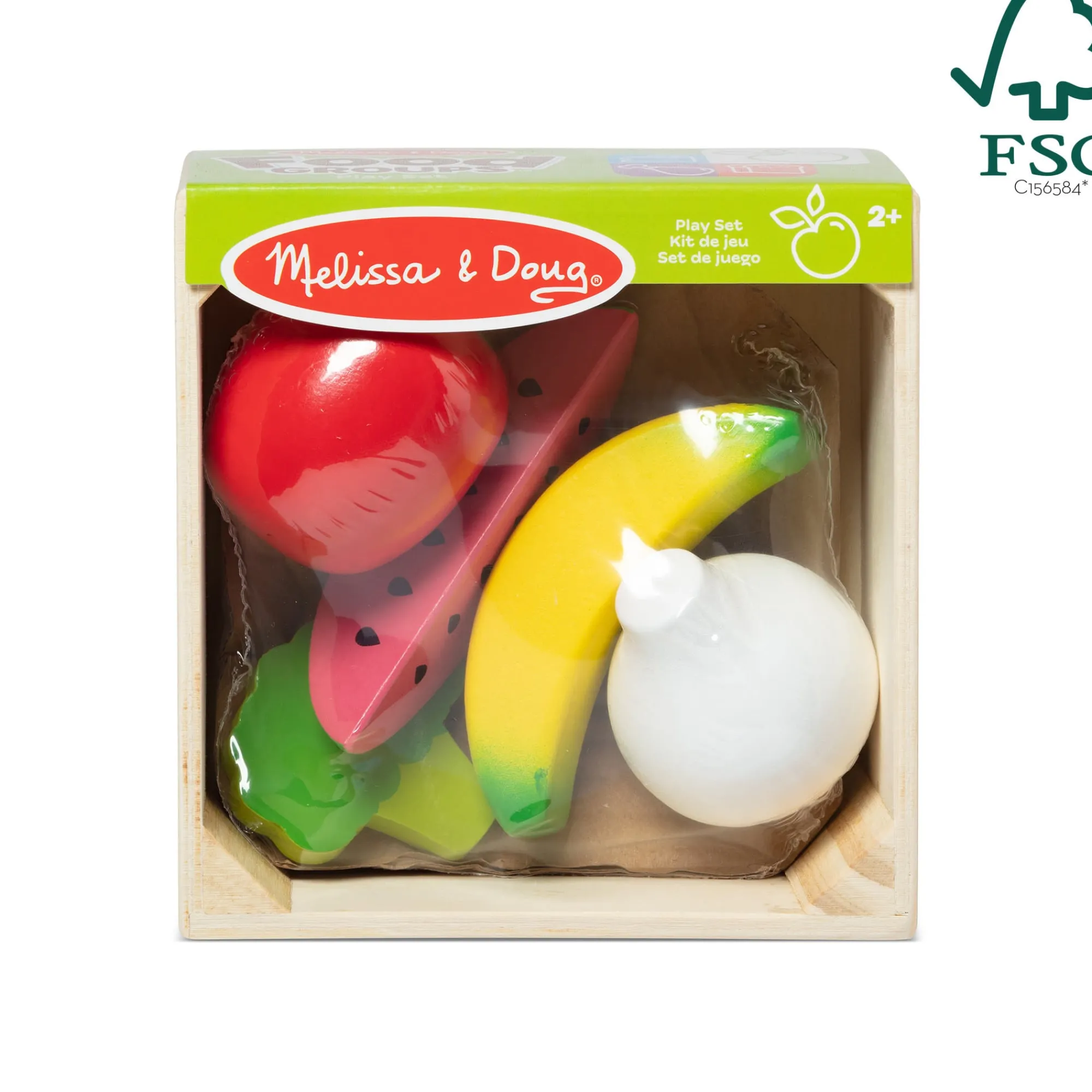Wooden Food Groups Play Set – Produce>Melissa & Doug