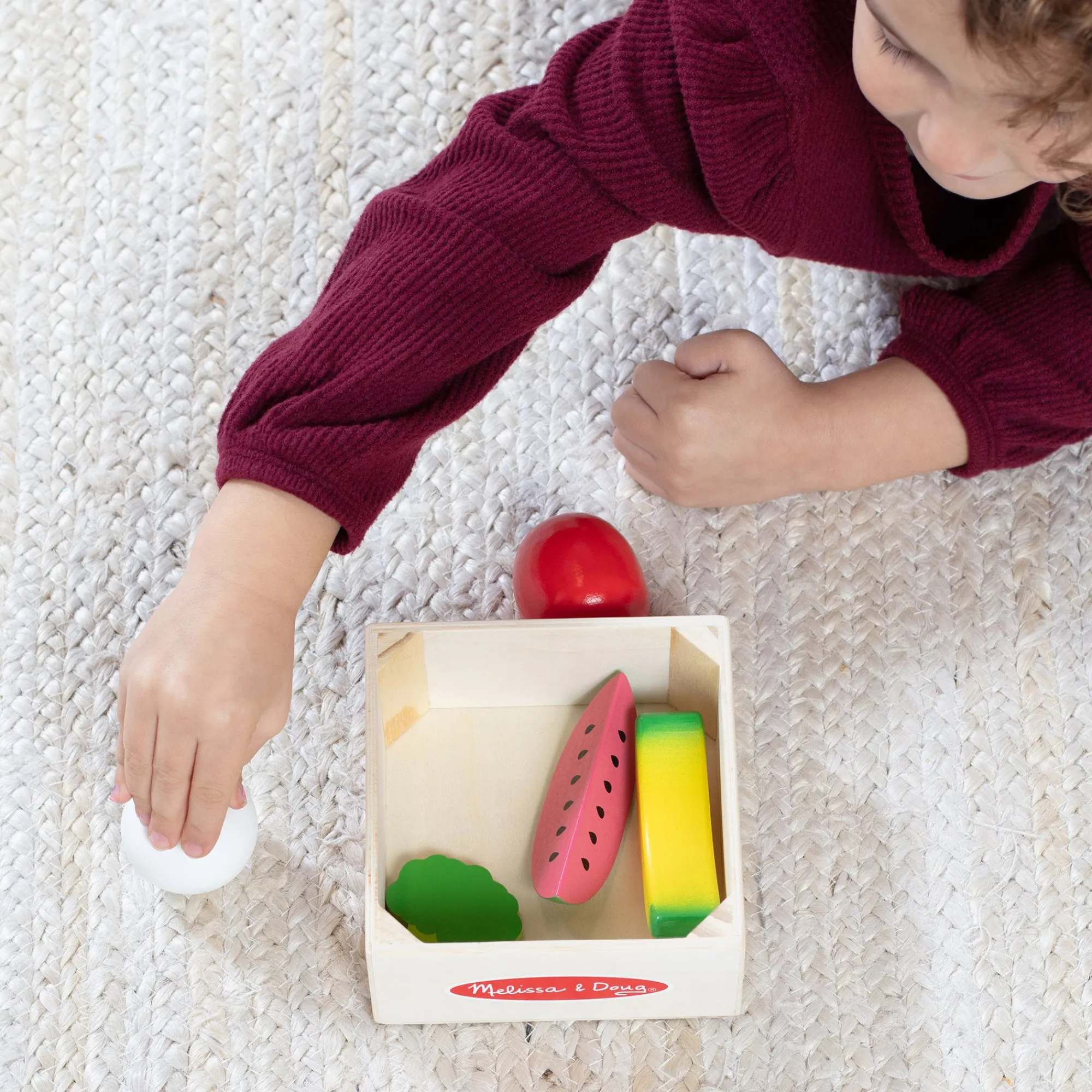 Wooden Food Groups Play Set – Produce>Melissa & Doug