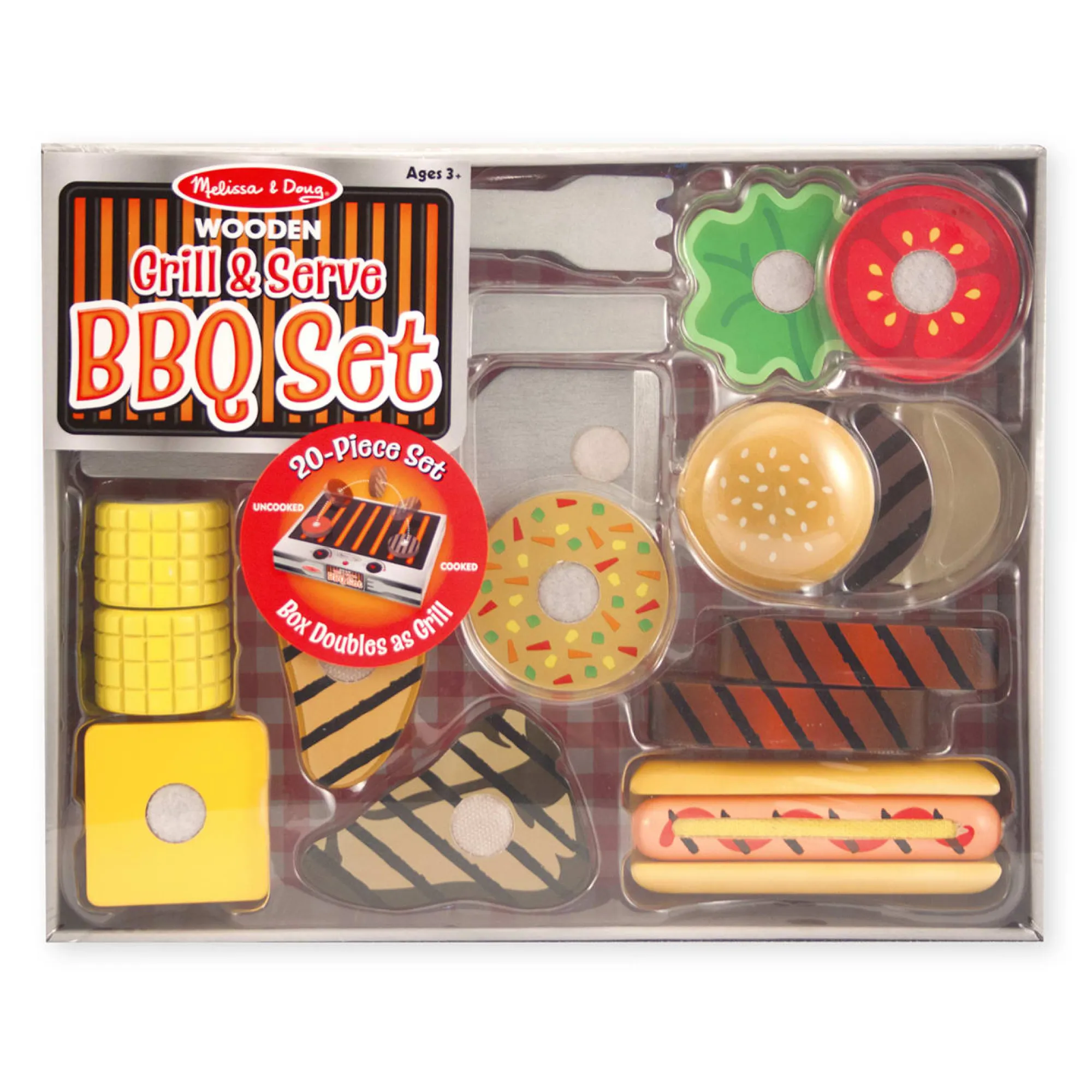 Wooden Grill & Serve BBQ Set>Melissa & Doug Sale