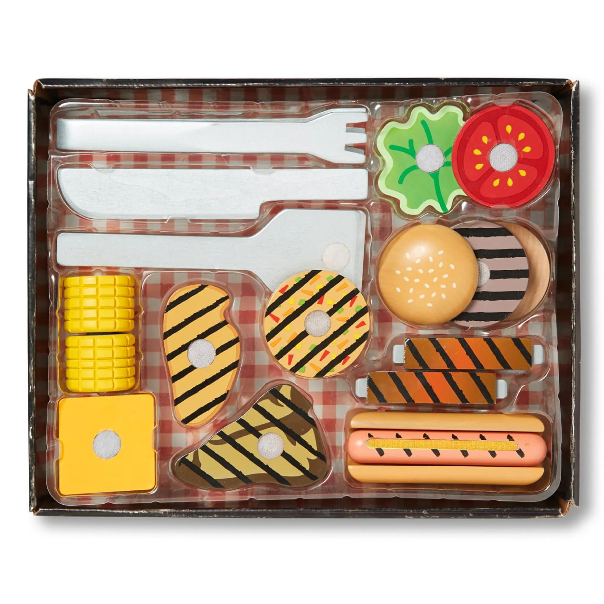 Wooden Grill & Serve BBQ Set>Melissa & Doug Sale