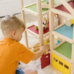 Wooden Hi-Rise Dollhouse><noscript><img width=