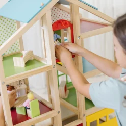 Wooden Hi-Rise Dollhouse><noscript><img width=